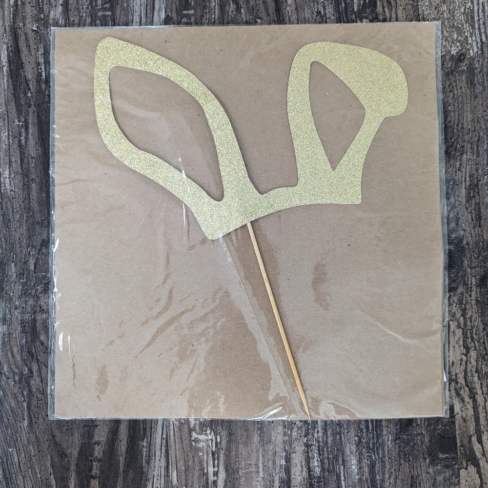 Easter Bunny Ear Cake TOPPER